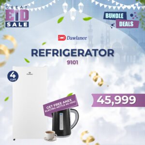 Dawlance 4 Cuft Bedroom Refrigerator 9101 With Free Electric Kettle