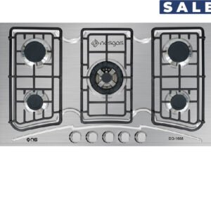 Nasgas 5 Burners Stainless Steel Built-in Hob DG-555